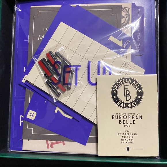 MURDER MYSTERY on the Night Train Board Game 3 Alternative Endings - Picture 2 of 11